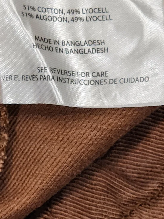 GAP Women’s Wide-Leg Easy Twill Pants in Cognac - Large - Picture 6 of 7